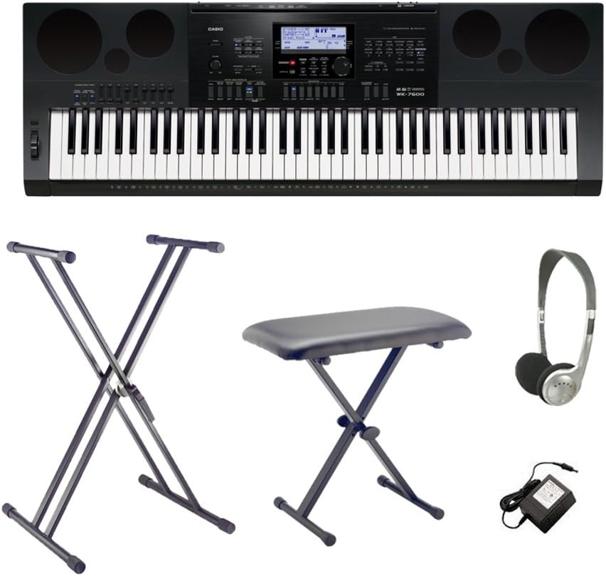 Casio WK-7600 Big Bundle