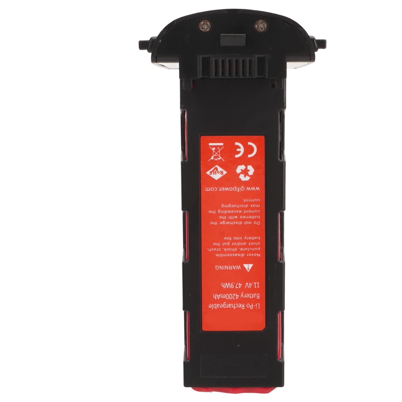Batteria LiPo, Batteria Shorty ad alta tensione, Batteria ricaricabile LiPo 4200mAh 11,4V 47,8Wh per Hubsan Zino H117S Zino Pro RC Drone
