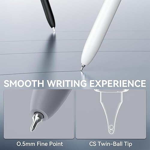 Miniatura 5 de 6 bolígrafos de tinta de gel negra, punta fina 164 de pulgada, escritura uniforme, rápido secado, para diario, enfermera, oficina, colegio, hombre,