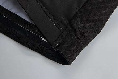 Miniatura 4 de GCRFL Maillot de ciclismo para hombre, manga corta, para bicicleta de carretera, camiseta de bicicleta, con bolsillo con cremallera, UPF 50+,