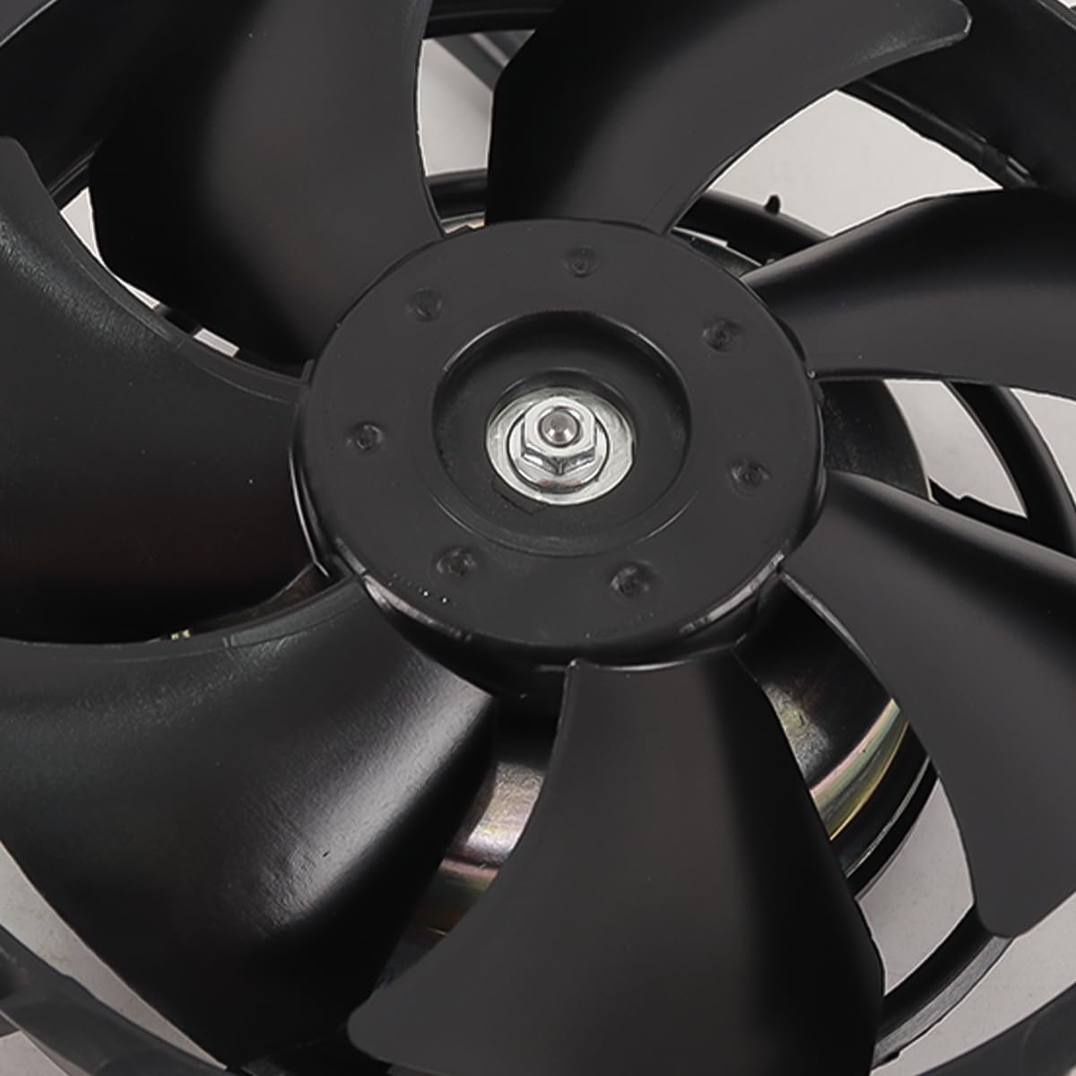Ludom Ventilateur de radiateur de moto en plastique mince, à pousser ou tirer, refroidisseur d'huile/d'eau électrique pour quad/VTT 150cc, 200cc et 250cc.