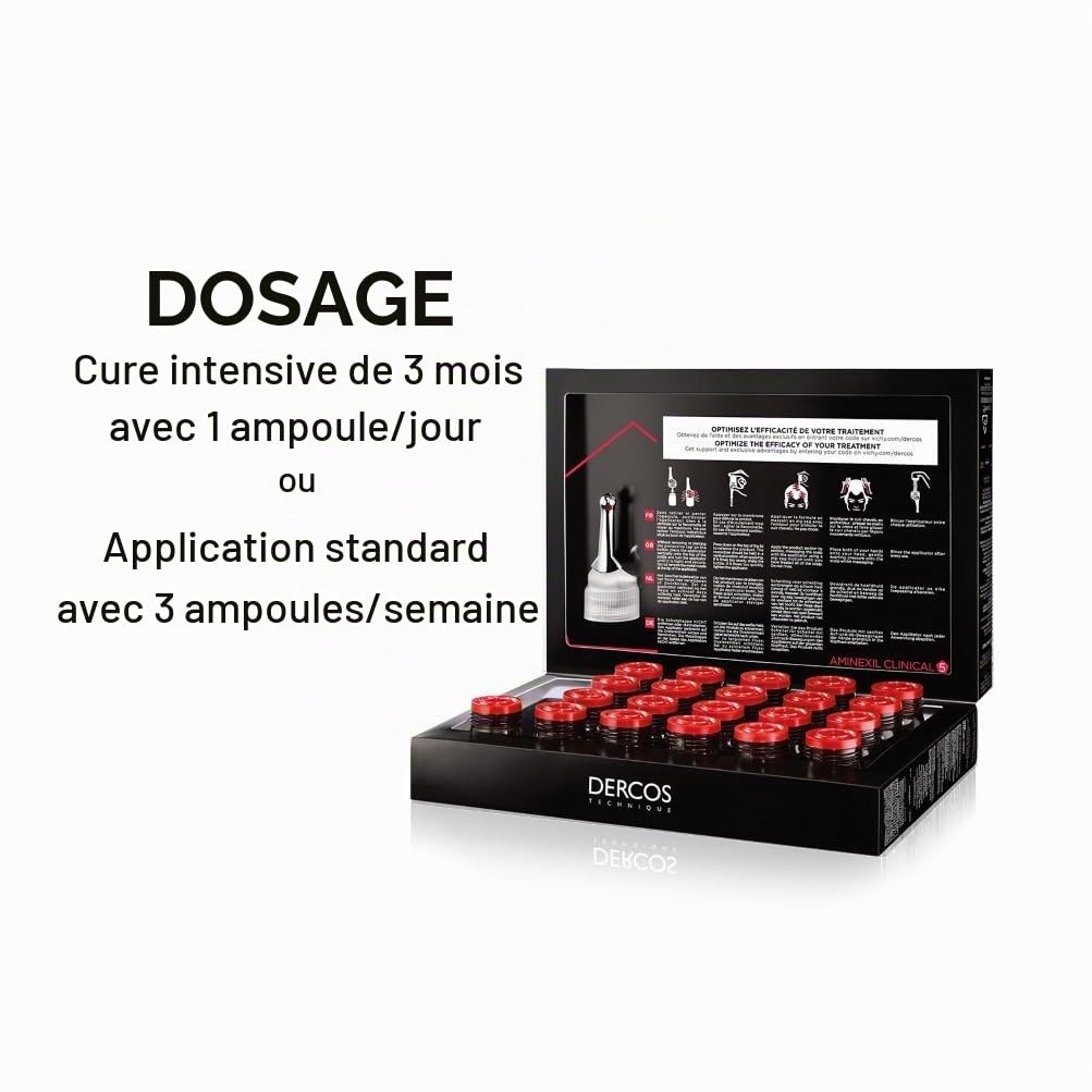 Dercos Aminexil Clinical 5 Traitement Anti-Chute Cheveux Homme 5 Actifs