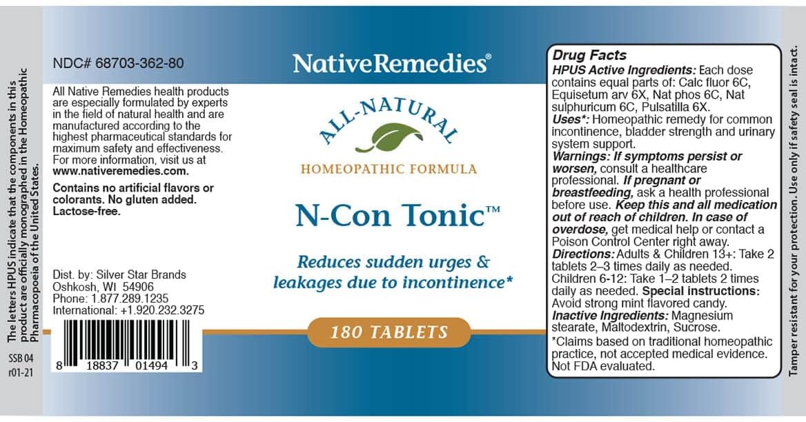 Native Remedies N-Con Tonic