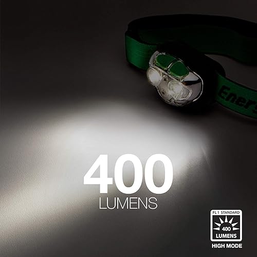 Miniatura 3 de Energizer PRO-400 Headlamp Rechargeable, IPX4 Water Resistant Rechargeable Headlamp, Ultra Bright Multiple Light Modes Head Lamp, Camping, Running,