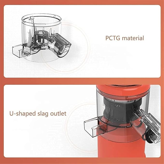 Extractor de Jugos Prensado en Frío Motor Silencioso Función Reversa miniatura 2
