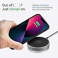 Vista 7 de Spigen Liquid Air - Funda diseñada para iPhone 13 Mini (2021), color negro mate