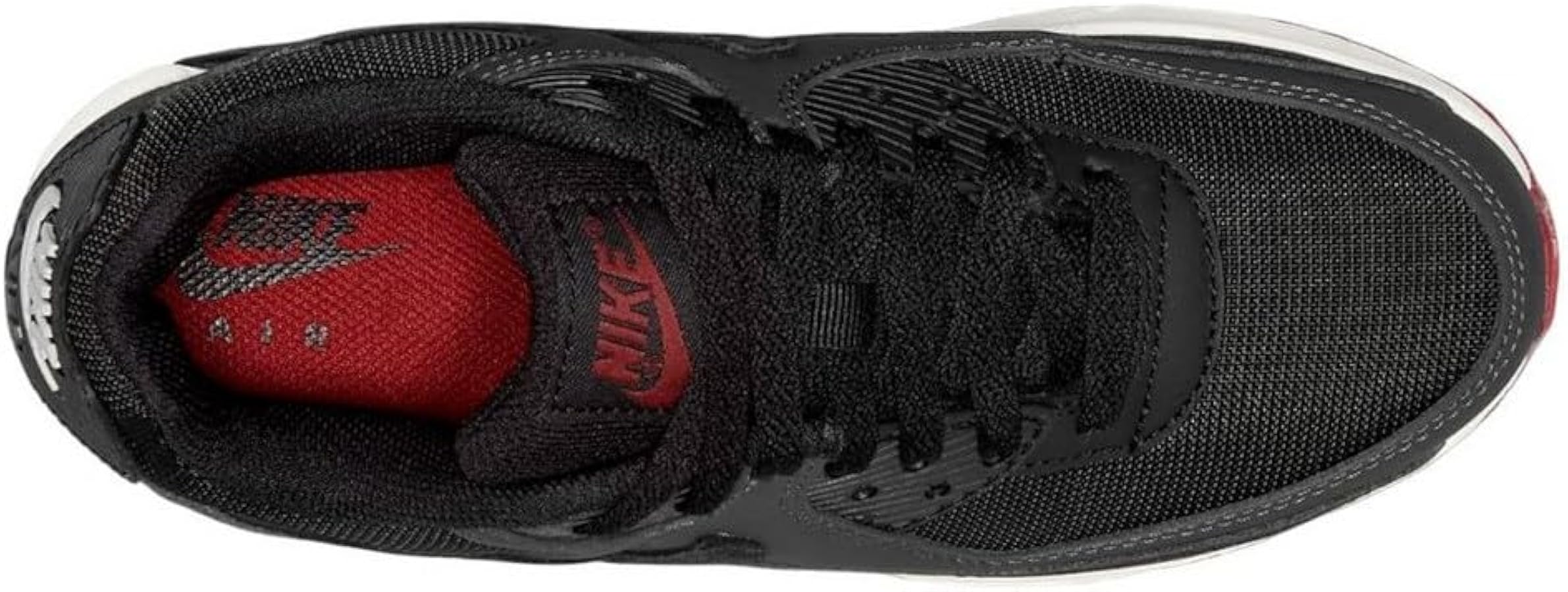 air max 90 black university red