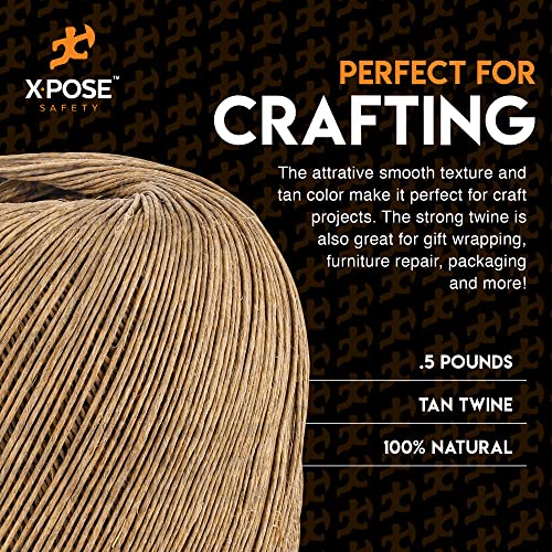 Ruby Italian Spring Twine - 4 Ply 1/2 Pound Italian Ball Twine String - Upholstery Webbing - Natural Wax Coated Cord - For Upholstery Supplies, Reupholstery Of Springs, And Furniture Repair #TOP3