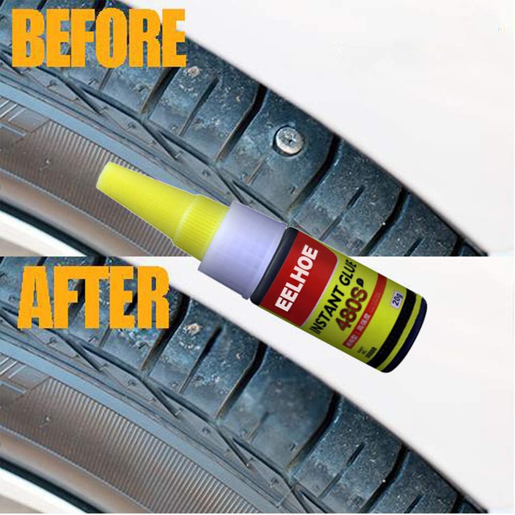 Amazon Jun マイティタイヤ修理接着剤タイヤパンクシーラントバイク車のタイヤ修理パッチクラフト 洗車 工具 メンテナンス用品 車 バイク