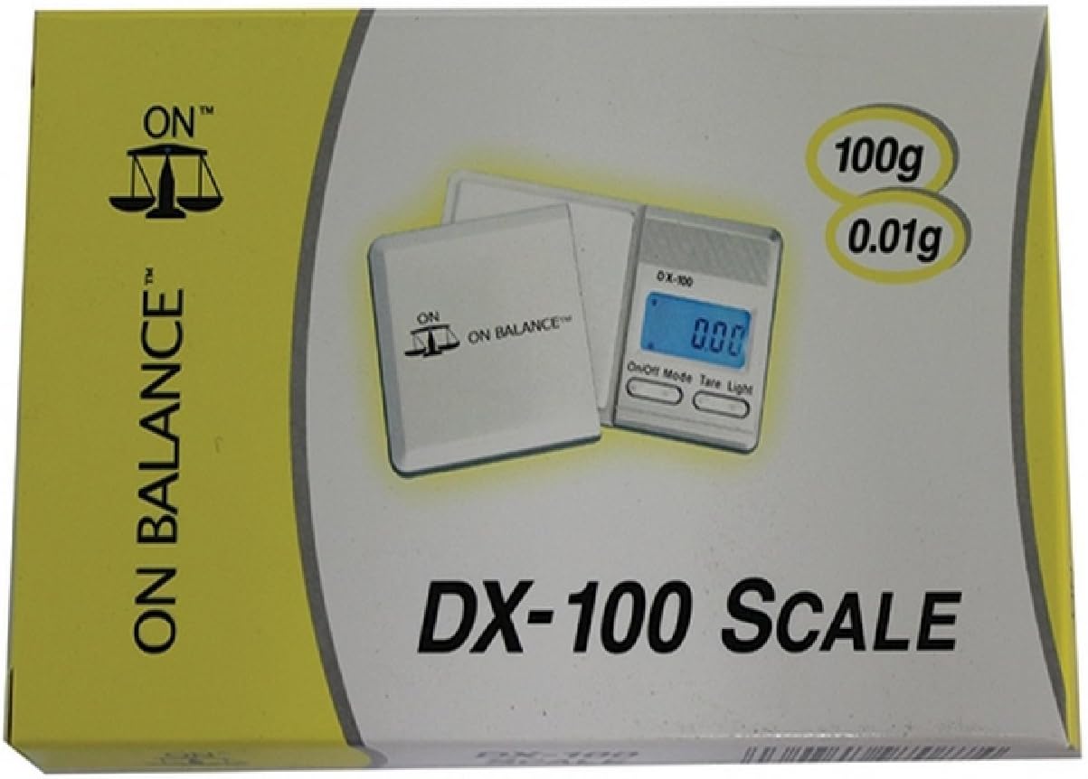 Accurate Mini Weighing Scales Notebook, Lite, Tabletop, Square, Pocket, Mini & Dual Display Scales by Lizzy® (DX-100)