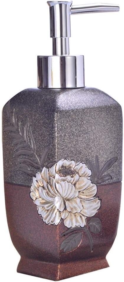 Liquid Soap Dispenser Holds for Bathroom, Kitchen Sink, Vanity, Matte Black(E)