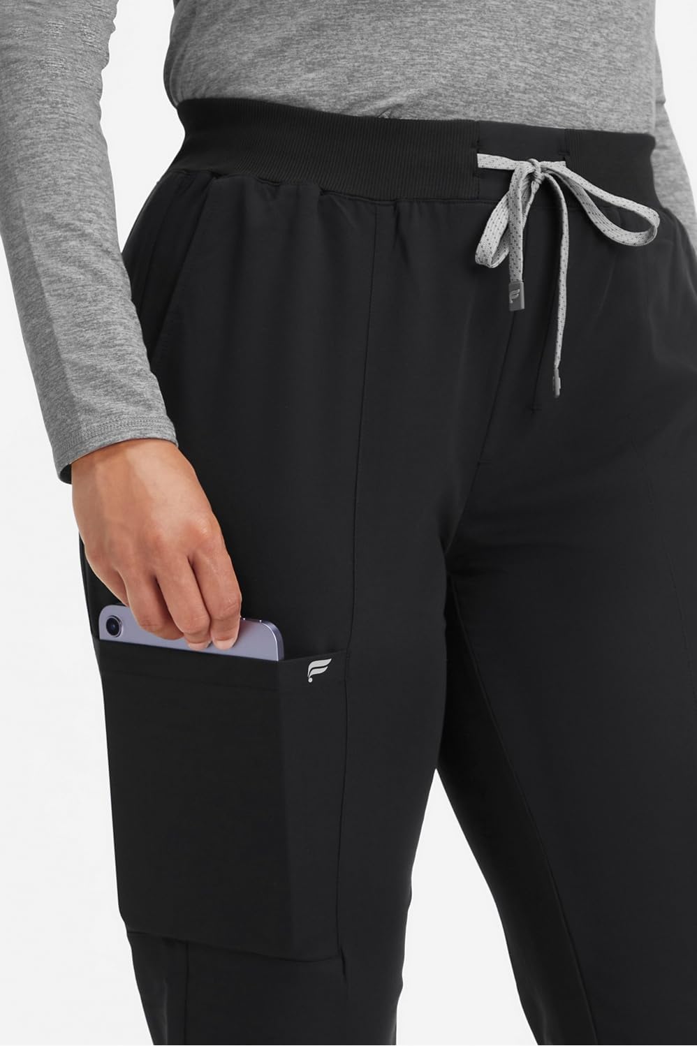 Fabletics Women's Performance Scrub Pant - MotionTech, 4-Way Stretch, Pocket-Packed, Wrinkle-Resist, Semi-Slim Fit - Image 3