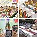 Habbi Mexican Table Runner, 4 Pack 14 x 110 Inch, Large Mexican Party Decoration Table Runner, Fiesta Themed Cinco de Mayo, Fiesta Party Decorations