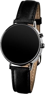 Touch Black. Talking watch from Talk Tech. Developed and designed in Sweden. Each watch contains 10 languages selectable. Choose between digital or analogue time reproduction.