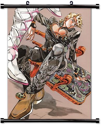 JoJos Bizarre Adventure Anime Fabric Wall Scroll Poster (16x23) Inches [ACT] JoJos Bizarre Adventure- 42 image 2