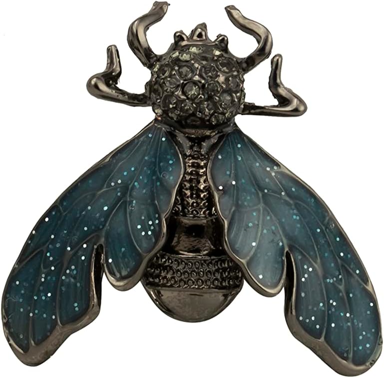 Knighthood Dark Emerald Bee Brooch, Suit Stud, Shirt Studs, Lapel Pin Accessories for Men Women