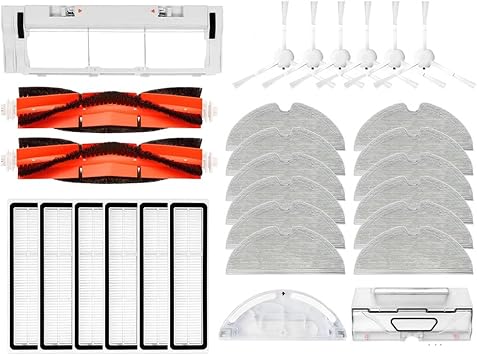 EtliN Compatible with Dreame D9/D9 Max Dreame Bot L10 Pro Trouver Robot LDS Vacuum Finder Spare Part Accessories Main Side Brush Hepa FilterColor29PC