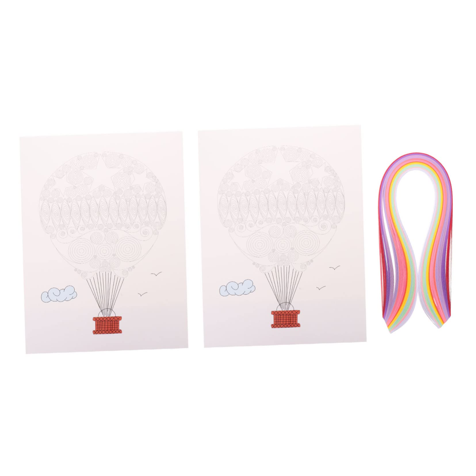 KONTONTY Paper Quilling Kit Set of Quilling Tools Craft Supplies Paper Strip Craft