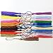 VAPKER 100 Pieces 13cm/5-Inch Silky Handmade Soft Tassels Floss Bookmark Tassels with 2-Inch Cord Loop for Jewelry Making, DIY Projects, Bookmarks(25 Colors)
