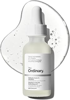 The Ordinary Salicylic Acid 2% Solution: Exfoliating Acne Serum for Blemish-Prone Skin, Pore-Clearing Treatment