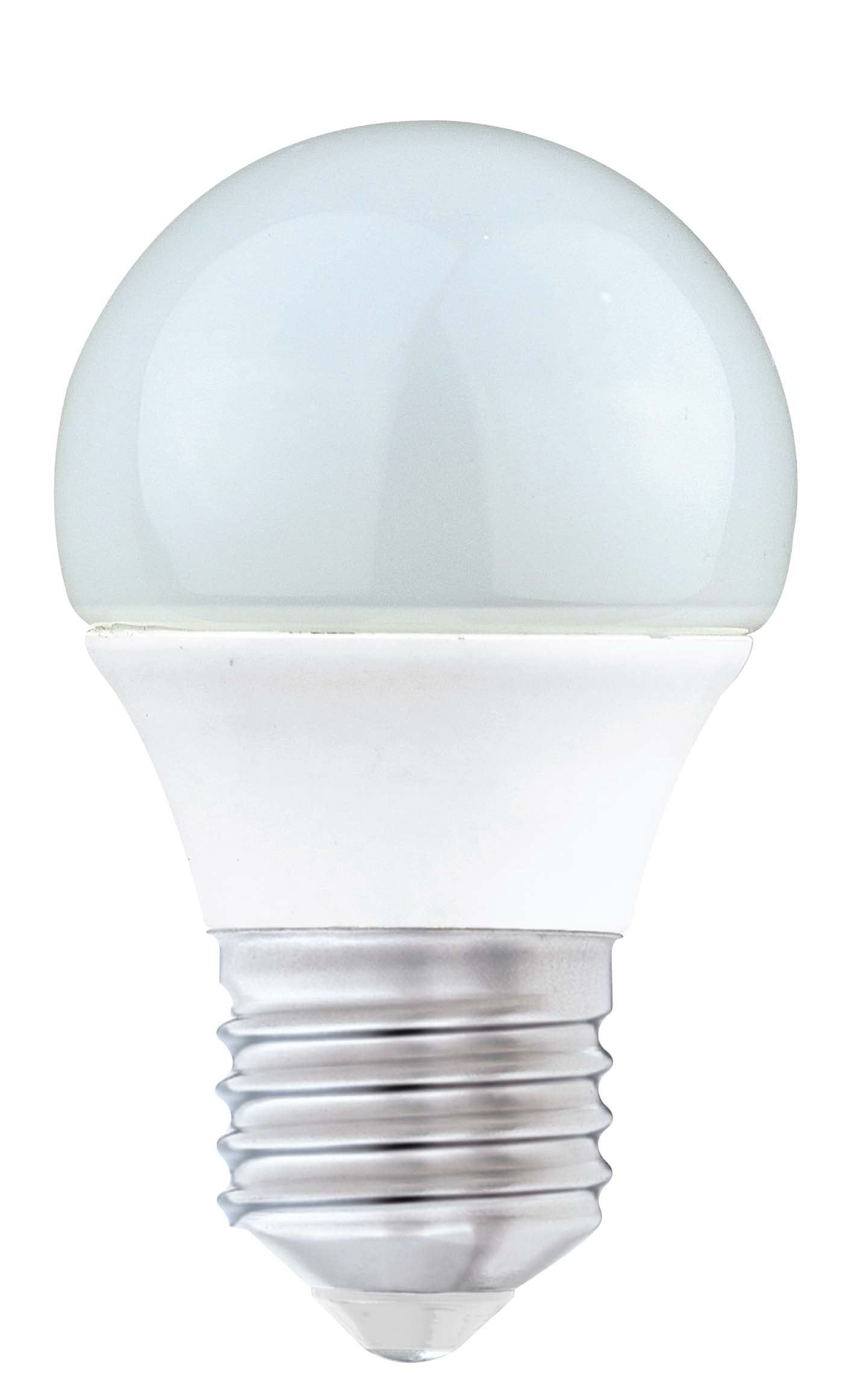 Status 5w = 40w = 470 lumens LED - Round - E27 - PA - Pearl - Warm White - 1 pk Box - in White CDU