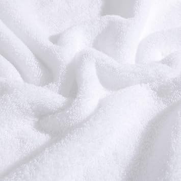 Extra Large Size Bath Towel, 100% Cotton Turkish Towels, 40x80 inches - Maximum Softness and Absorbent Bath Sheet, Heavy Weight 1000 Grams 992 gr (White, 1 Piece)