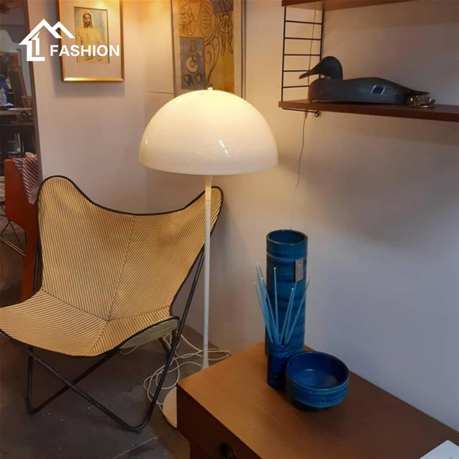 SUNESA Floor Lamps Living Modern Floor Lamp Designer Creative White Mushrooms Apply for Living Room Bedroom Retro Station Lamp Standing Lamp