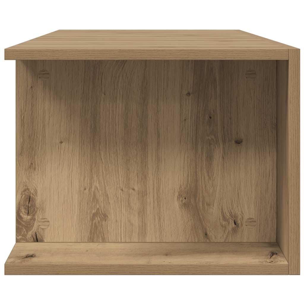 Szafka pod telewizor LED 90 x 39 x 30 cm, dąb, rękodzieło