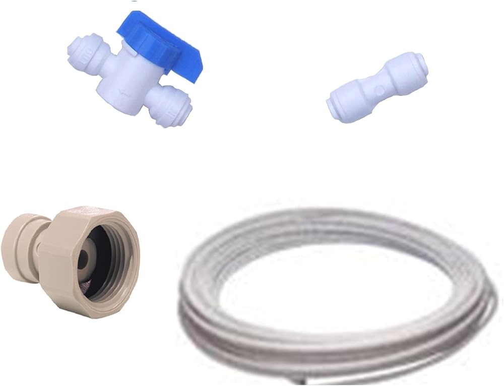 Kit pour connecter des réfrigérateurs américains pour Toutes Les Marques de réfrigérateurs américains avec raccords et Tubes