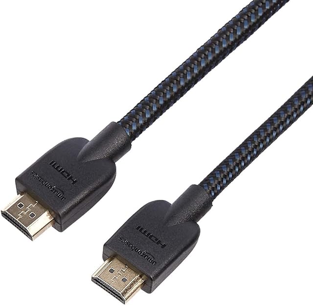 Amazon Basics Braided HDMI Cable - 1.8 m
