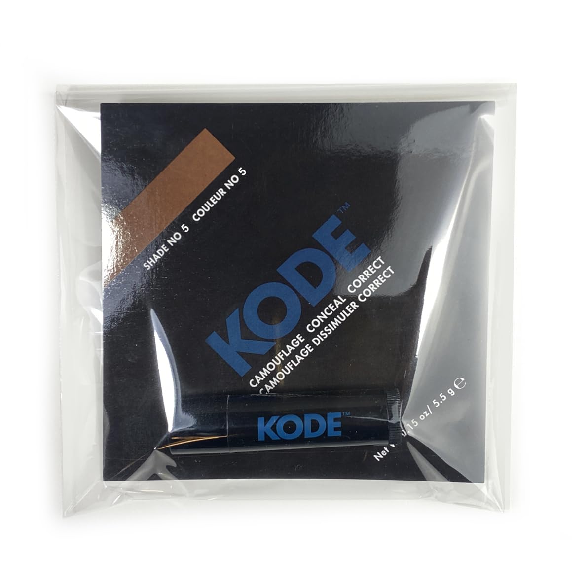 (5 - Darker) - Concealer Stick for Blemish, Acne, Dark Circles, and Scars - Darker - 5ml