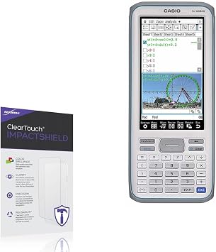 BoxWave Screen Protector Compatible with Casio FX-CG500 - ClearTouch ImpactShield 2-Pack, Impenetrable Screen Protector Flexible Film