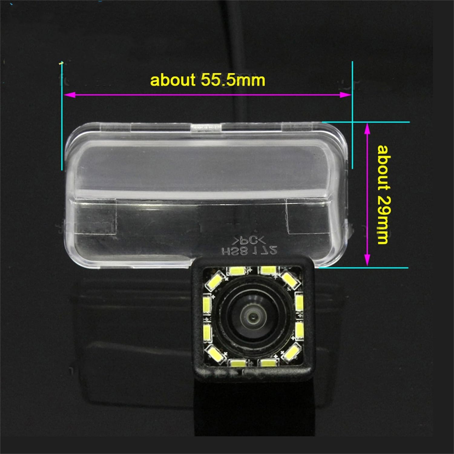 TMAR Camera Recul Caméra De Recul Voiture pour Peugeot 206 207 307 407 Sedan Toyota Camry Verso 2012 Vios 2014-2010 Étanche Caméra D'aide au Stationnement Caméra de Recul Accessoires