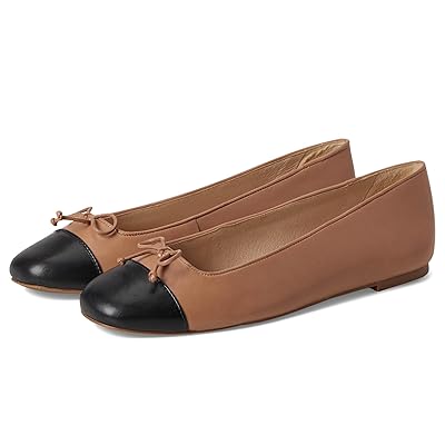 Jack Rogers Kenlyn Cap Toe Ballet Leather Women