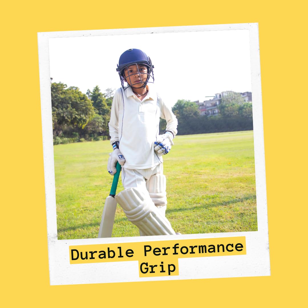 AOKO Plain White Soft Comfortable 1 Rubber Grips for Better Shock Absorption 1 Grip Cone for Cricket Bat Handle Accessories( Pack of 2 ) 4