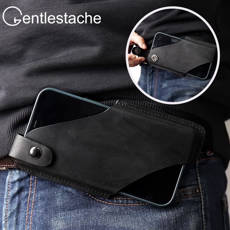 本革スマホホルスター　ミッチローゼン Amazon | HUAZHIMAO本革スマホホルスターベルトポーチ メンズ 携帯
