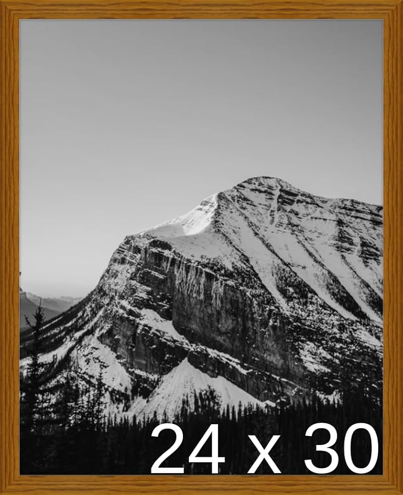 Amazon.co.jp: 24 x 6 ポスターフレーム - 木製プロファイル