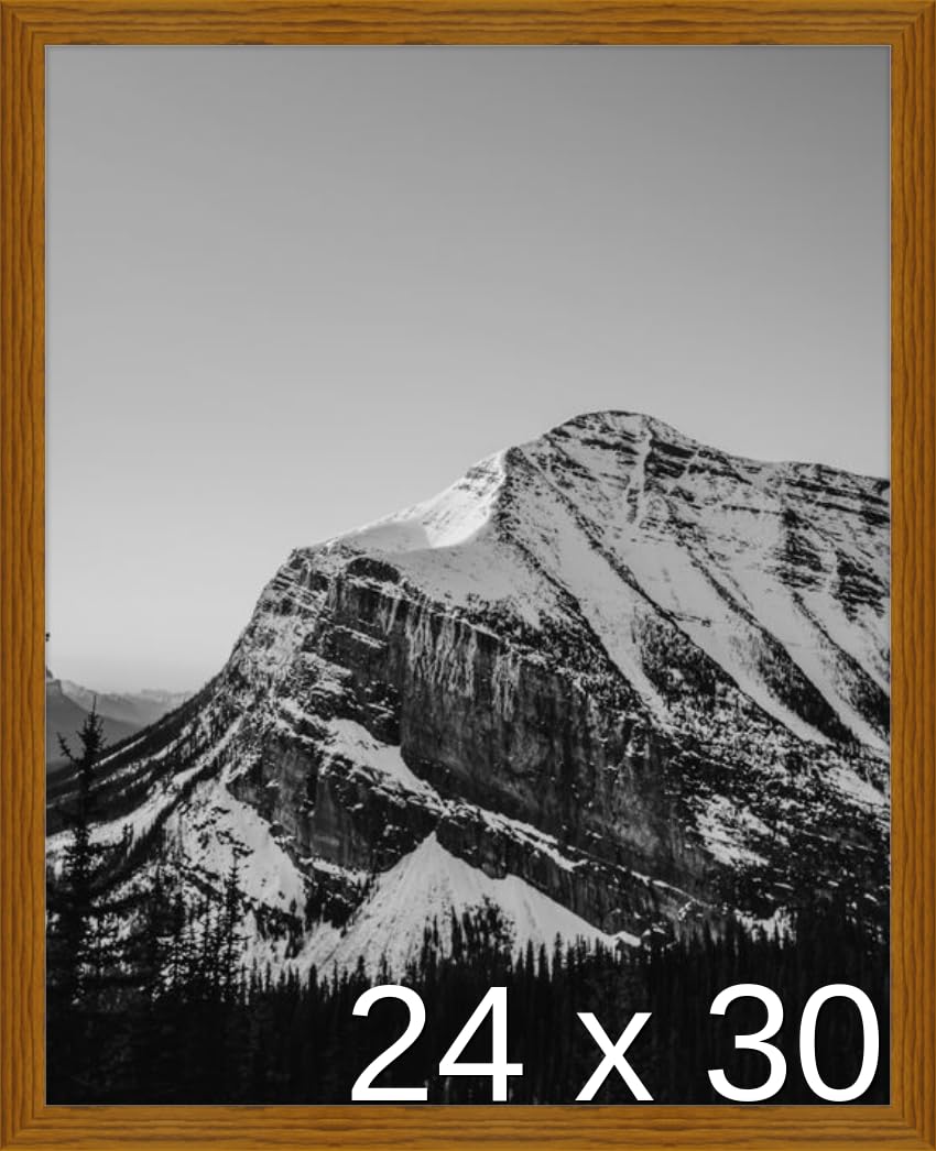 Amazon.co.jp: 24 x 6 ポスターフレーム - 木製プロファイル：#71