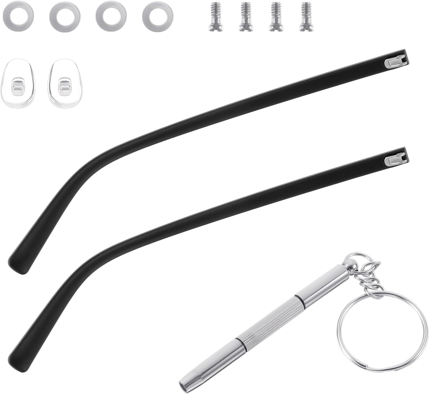 Glasses Arm Repair Kit with Screws,...