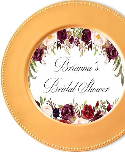 HOMECREDIBLES - Juego de 8 platos decorativos dorados para mesa de comedor, decoración de boda (dorado)