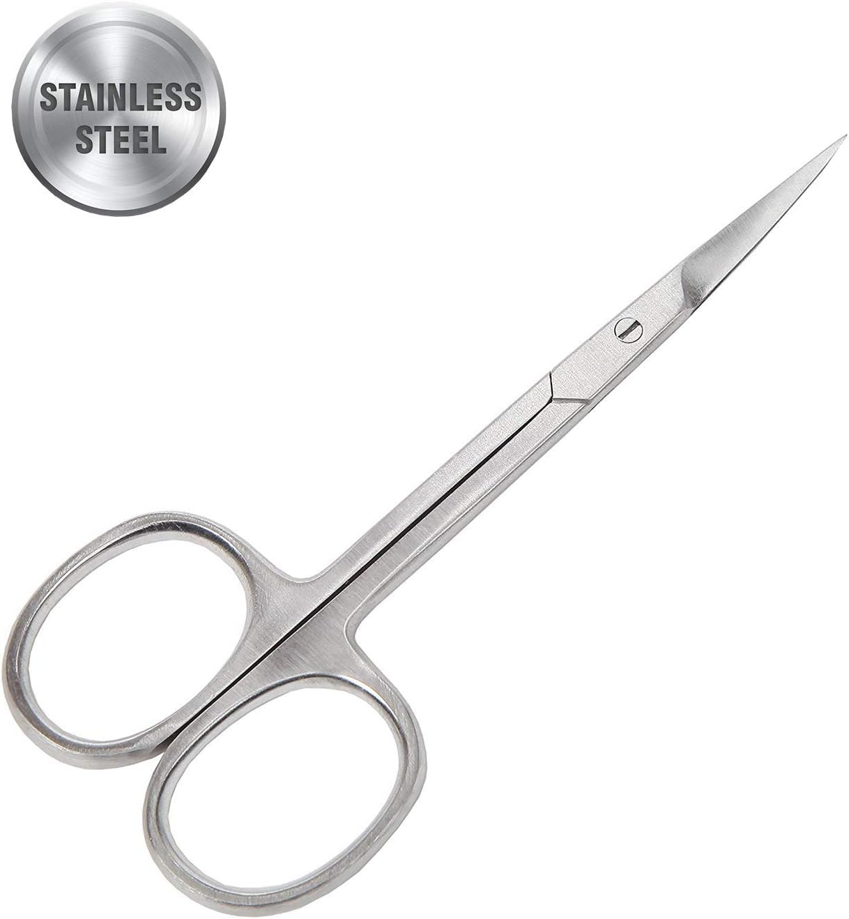 BEST CURVED CUTICLE SCISSOR NAIL & MANICURE SCISSOR, Hand Care, Personal Beauty Tool Scissors For Men & Women, For Trimming Hangnails, Small Multi Use Sharp Blade Shapes Eyebrows, Trim False Eyelashes