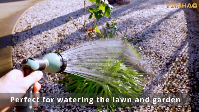 FANHAO Pistolet D'Arrosage Jardin Métal - 8 Modes, Robuste Pour Voiture, Plantes Et Pelouse