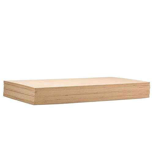 Miniatura 2 de Madera contrachapada de abedul báltico de 0.236 in de 14 x 12 x 12 pulgadas, caja de 12 madera artesanal de grado BBB, más fuerte que las hojas de