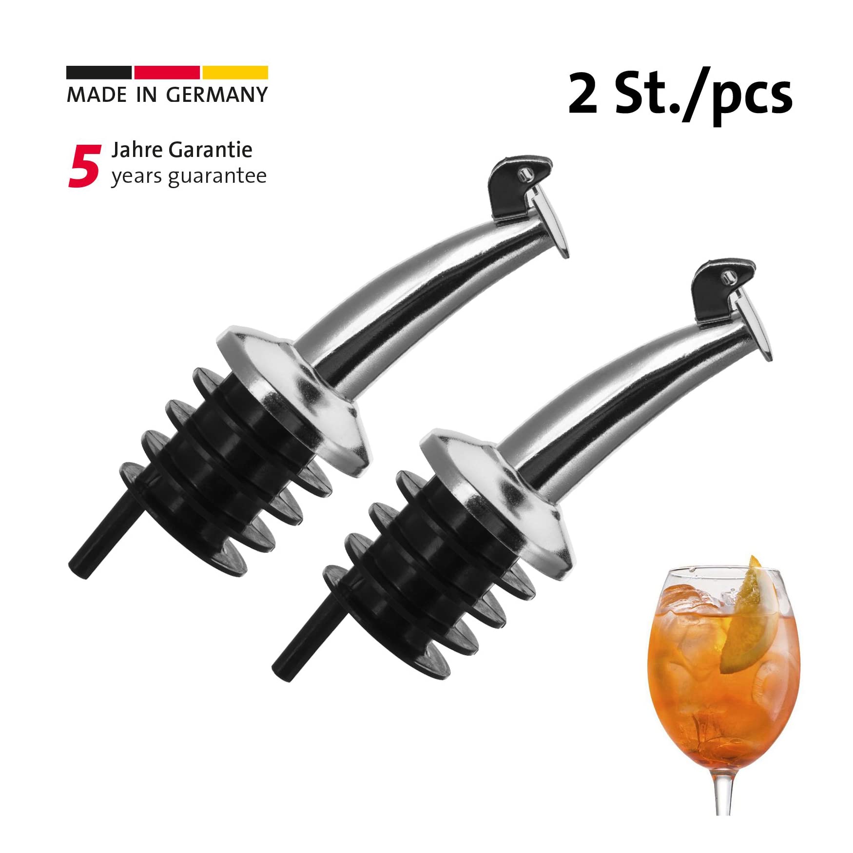 Westmark 43822280 Boquilla Classic – Gastro, PE/latón, Multicolor, 6,7 x 3,2 x 2,5 cm, 2 Unidades