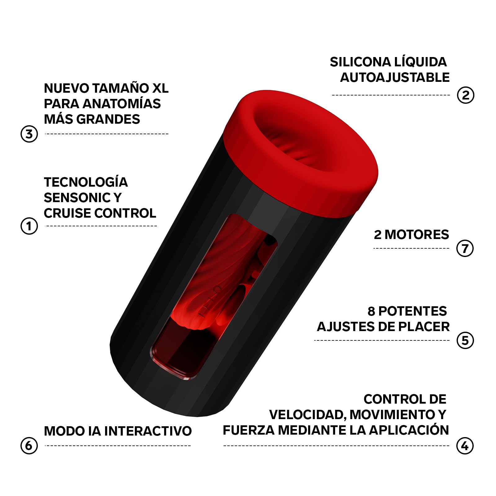 Amazon.com: LELO F1S V3 XL Male Sex Toy with Bluetooth App, Automatic Male  Masturbator with 7 Settings Sex Toy for Men with an Interactive AI Mode,  Hands Free Masturbators, Male Stroker, Male