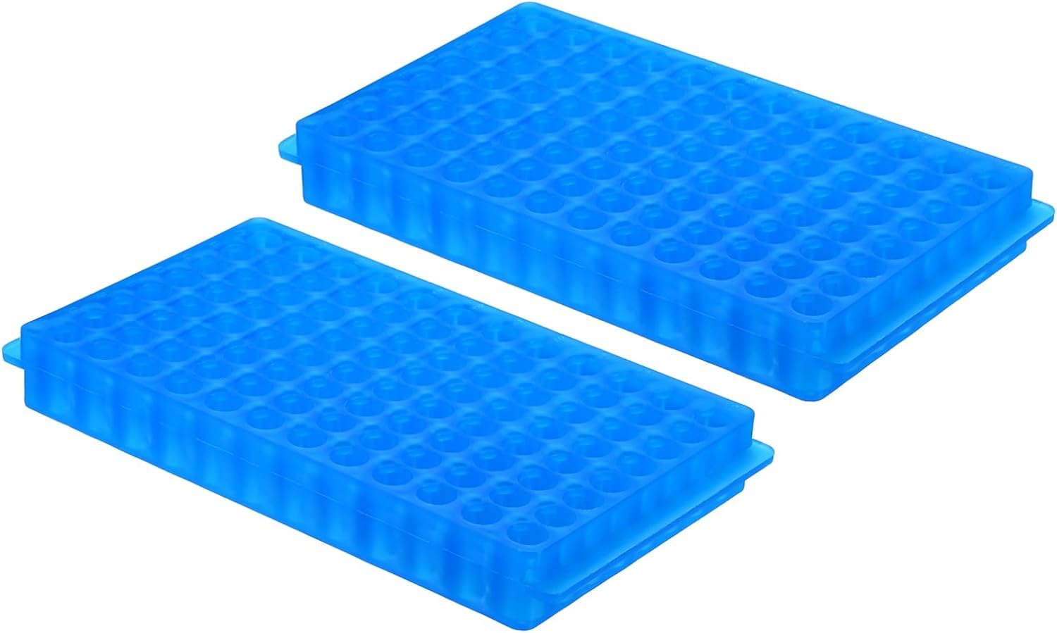Mirocentrifuge Tube Rack Polypropylene 96-Well Blue for 0.2ml, 0.5ml, 1.5ml, 2ml