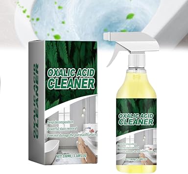 Oxalic Acid Cleaner Spray, Oxalic Acid Powerful Stain Cleaner, Powerful Stain Removal Spray for Bathroom, And Kitchen Floor Countertop, Multi-purpose 1PCS
