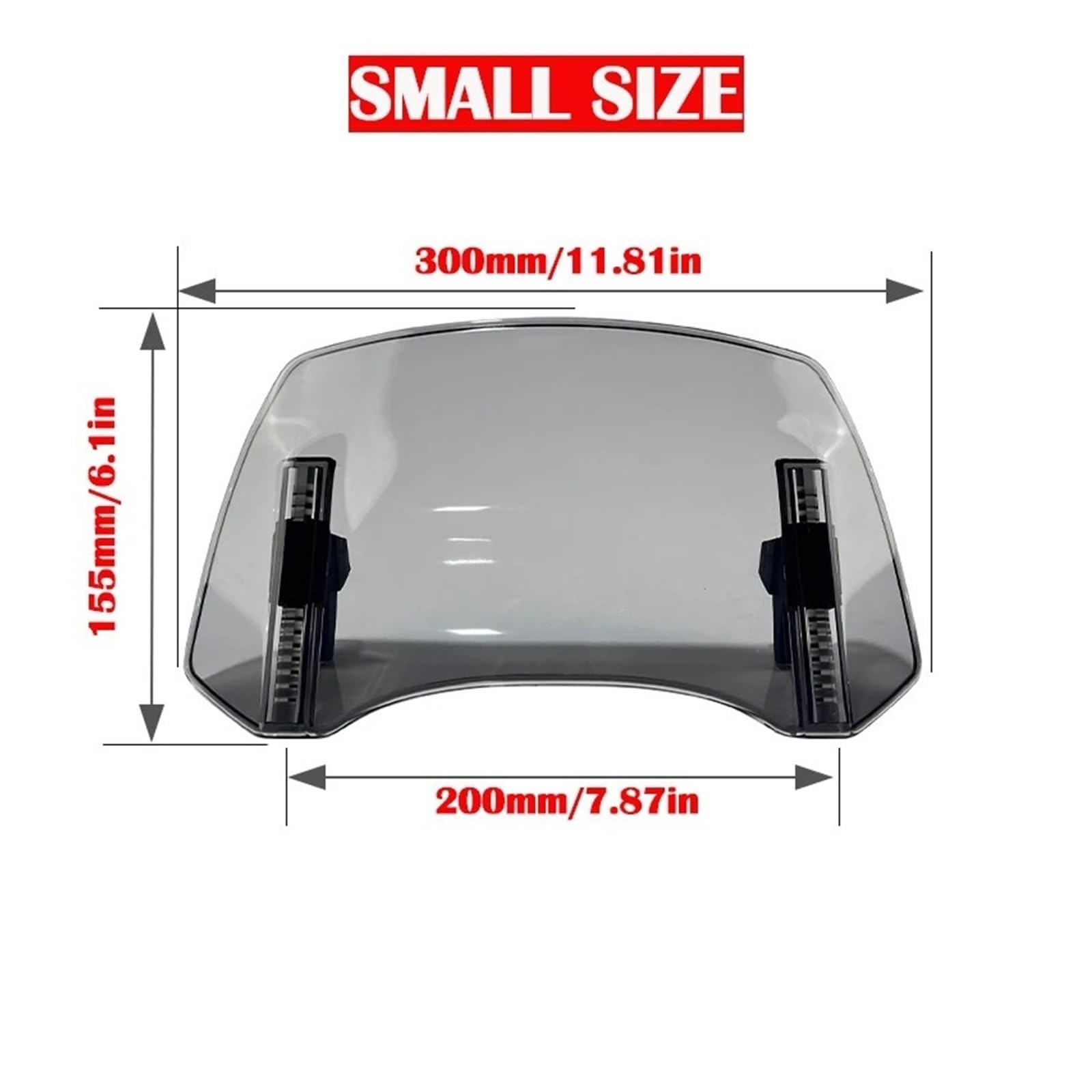 Estensione Universale Per Parabrezza Per Motocicletta Spoiler Regolabil Deflettore A Morsetto Per KAWASAKI Per Yam&aha Per Hon&da Per SUZUKI Deflettori