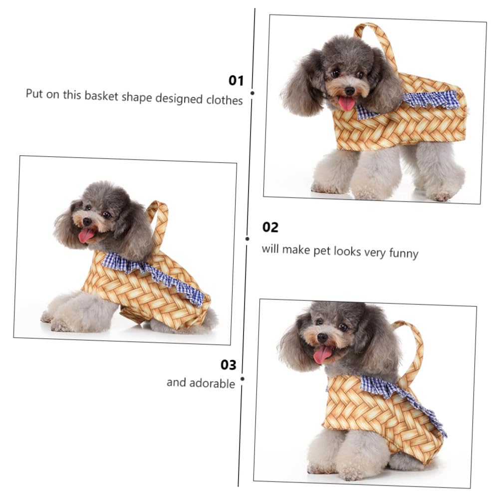 Disfraz para perro LIOOBO XL amarillo cómodo y transpirable miniatura 4