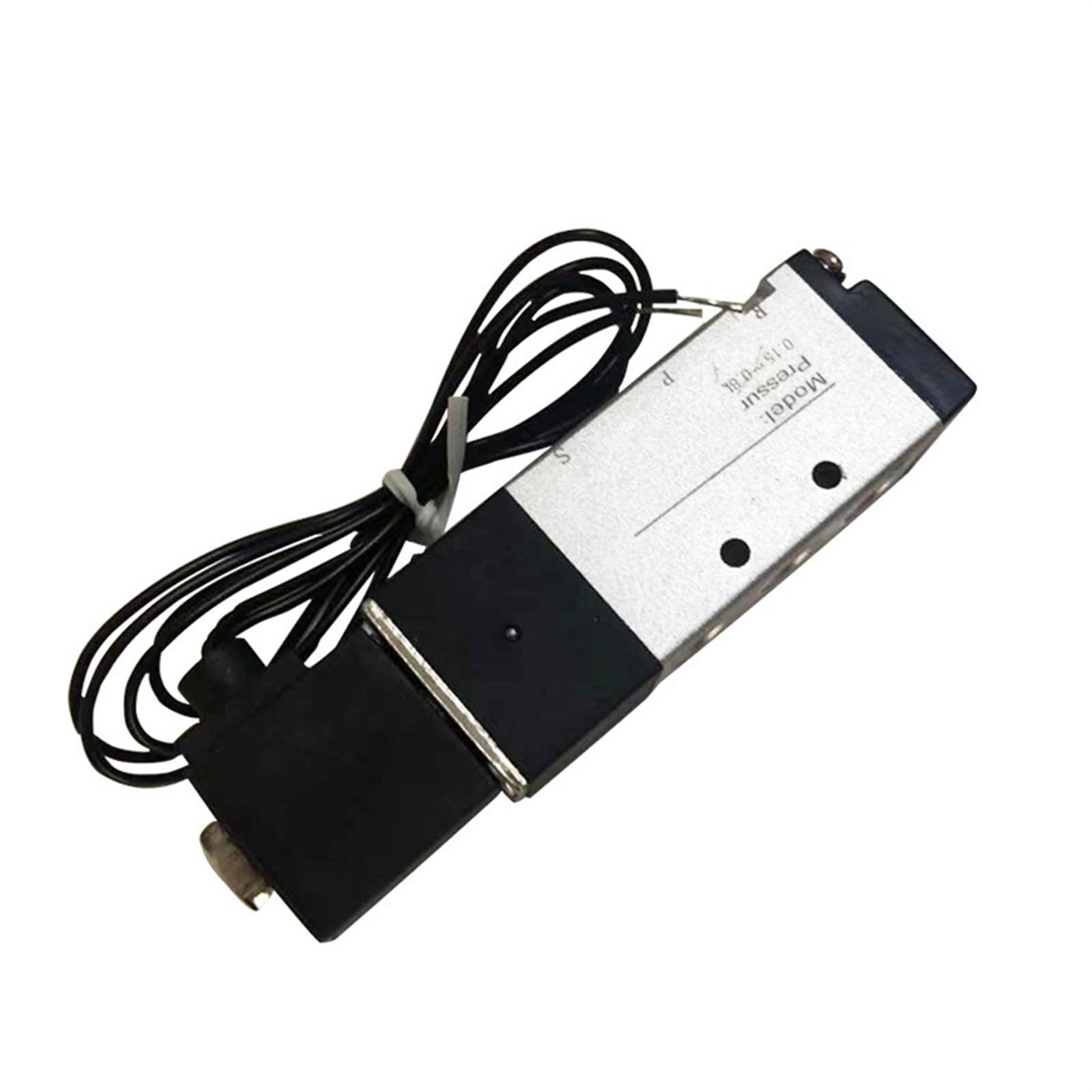 Électrovanne 4V110-06 avec raccords 10mm pour piloter un vérin pneumatique